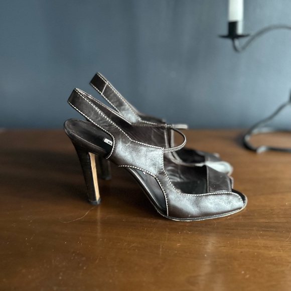 Manolo Blahnik - chocolate brown vintage heels - Picture 9 of 9